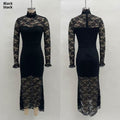 Long-Sleeve Party Dress