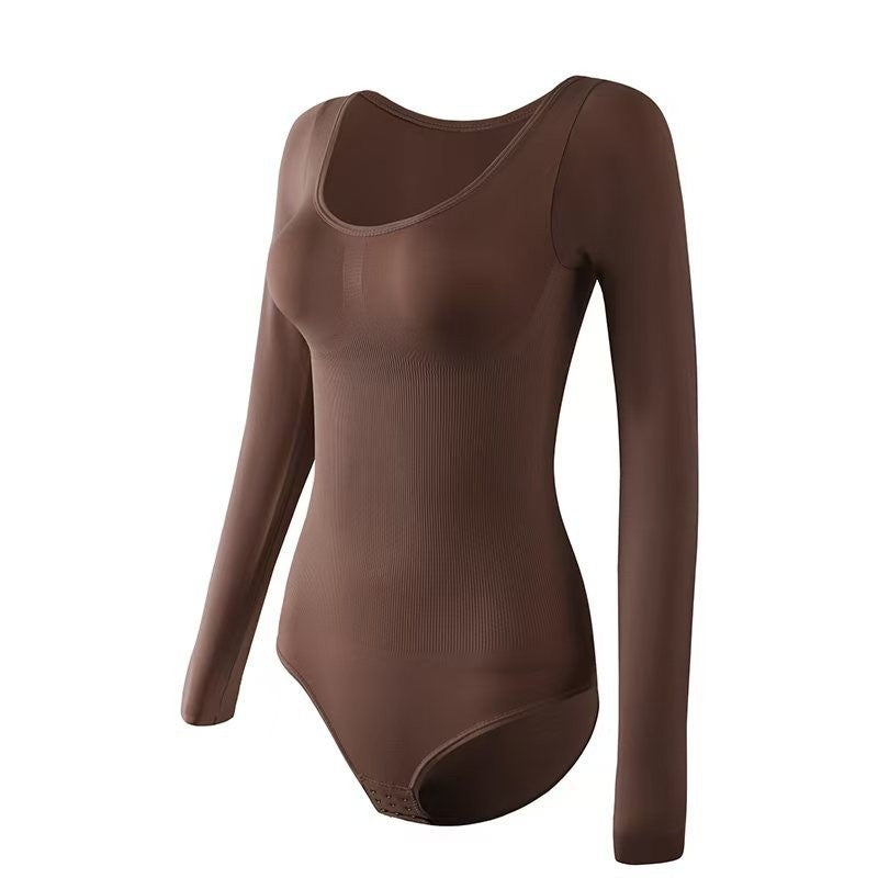 Long Sleeve Tummy Control Jumpsuit