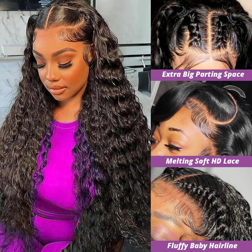 Lace Front Synthetic Wig with Curly Hair