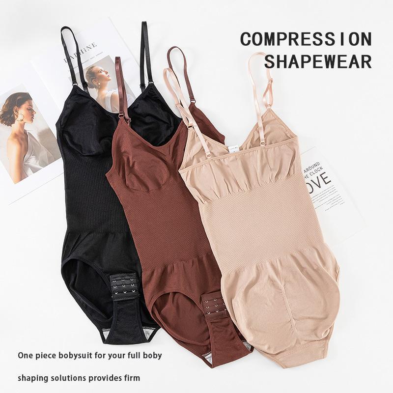 Womens Shaping Bodysuit with Suspenders
