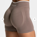 Teveo Seamless High-Waisted Sports Shorts