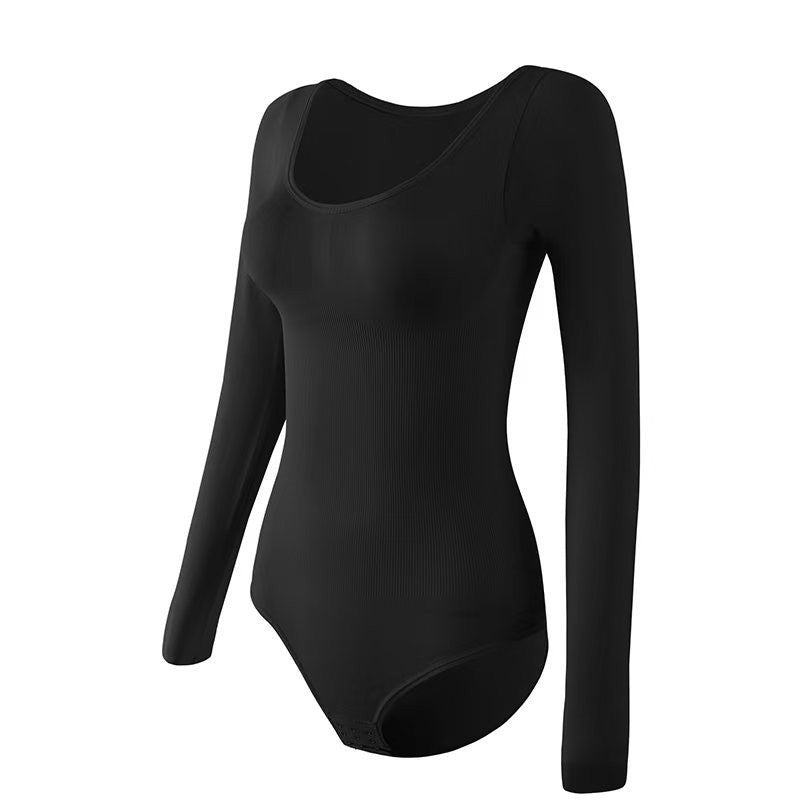 Long Sleeve Tummy Control Jumpsuit
