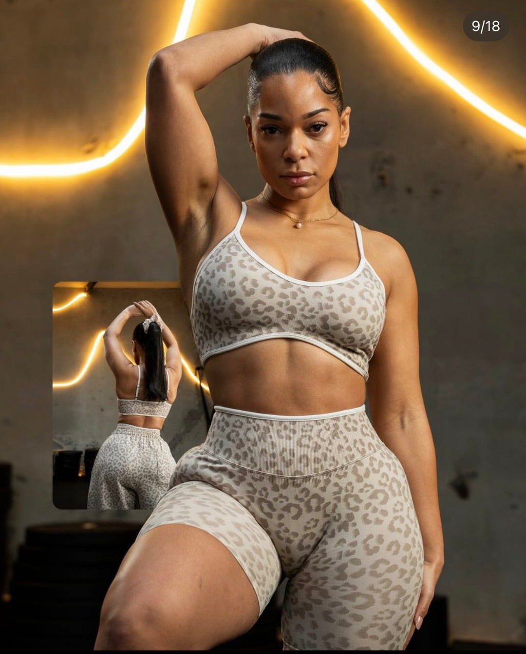 Teveo Seamless High-Waisted Sports Shorts