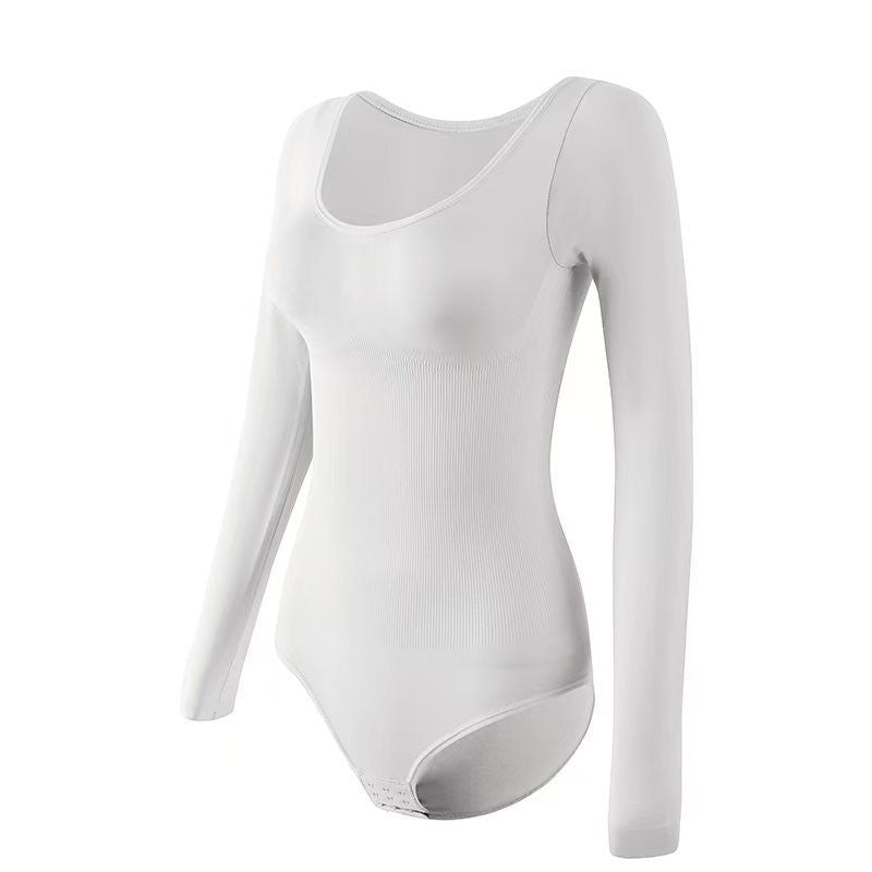 Long Sleeve Tummy Control Jumpsuit